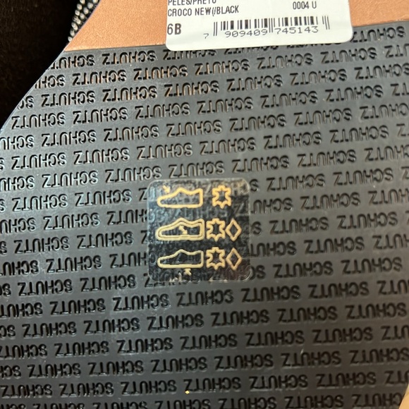 Brand New in Box Schultz Darcey Leather Croco Boots 6B with Studs - Picture 8 of 10